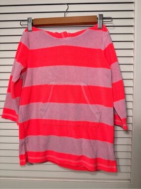 Mini Boden Terry Hooded Cover Up - Size 4-5Y